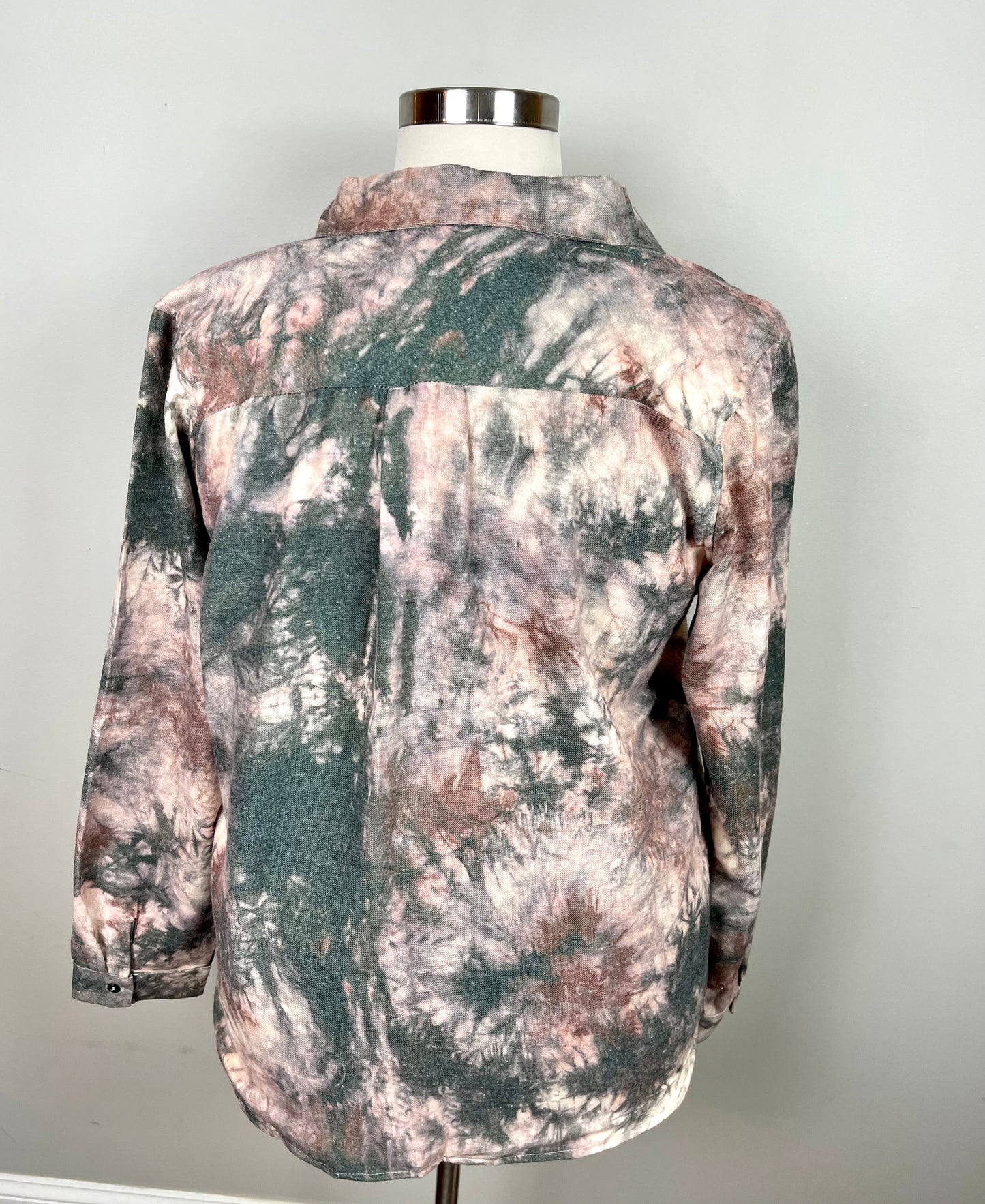 Plus Olive Dye Shacket