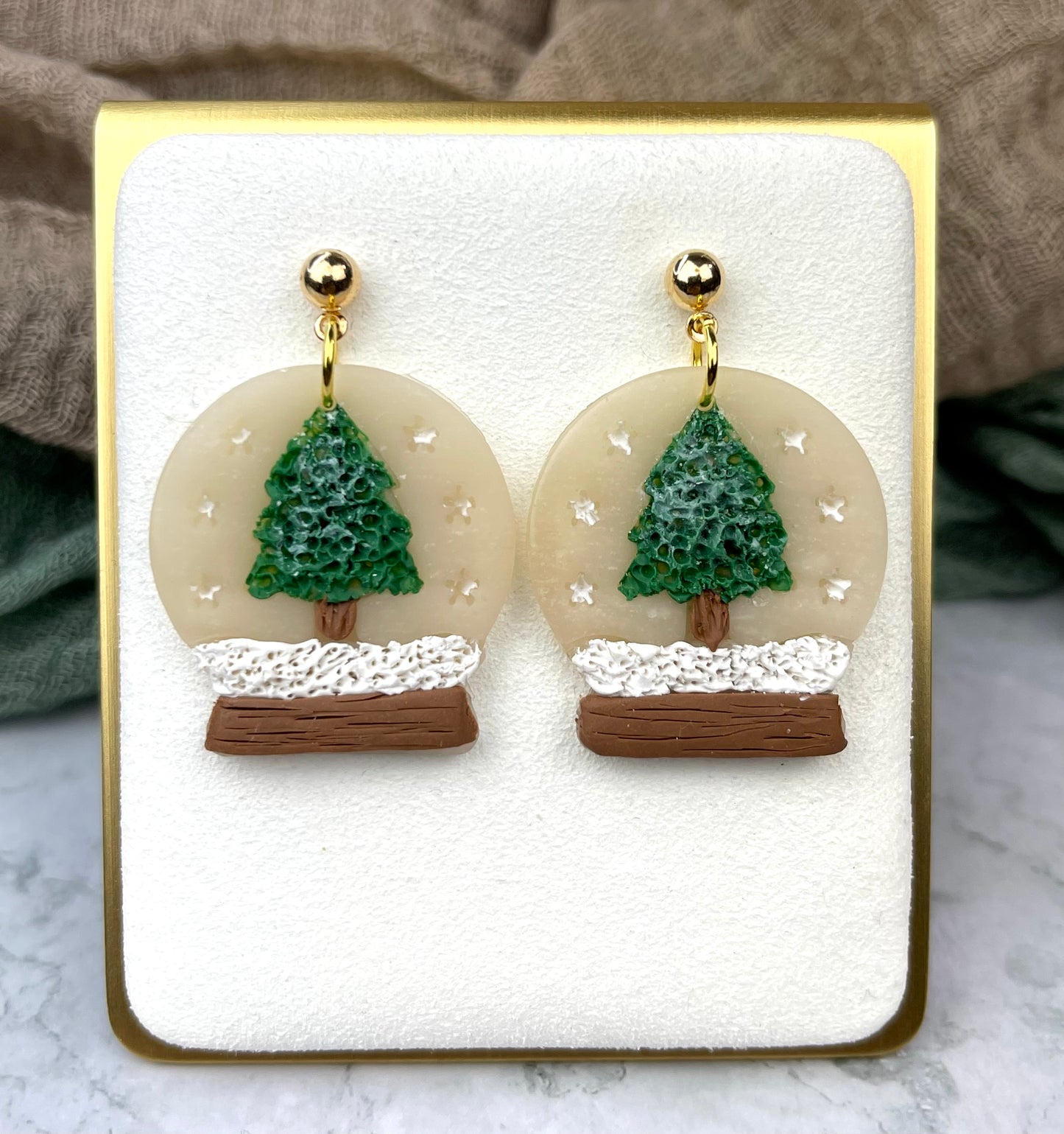 Snow Globe Earrings