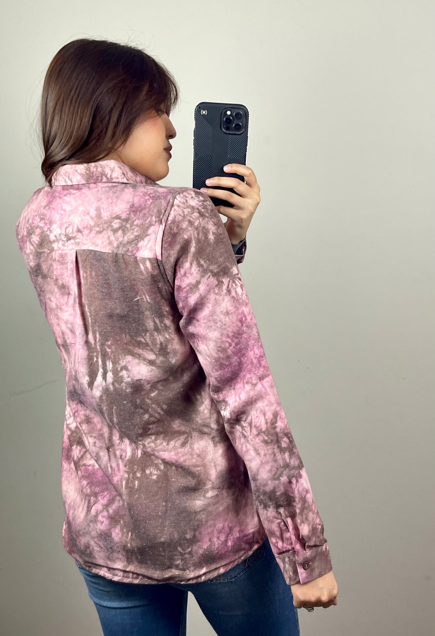 Wine Dye Shacket