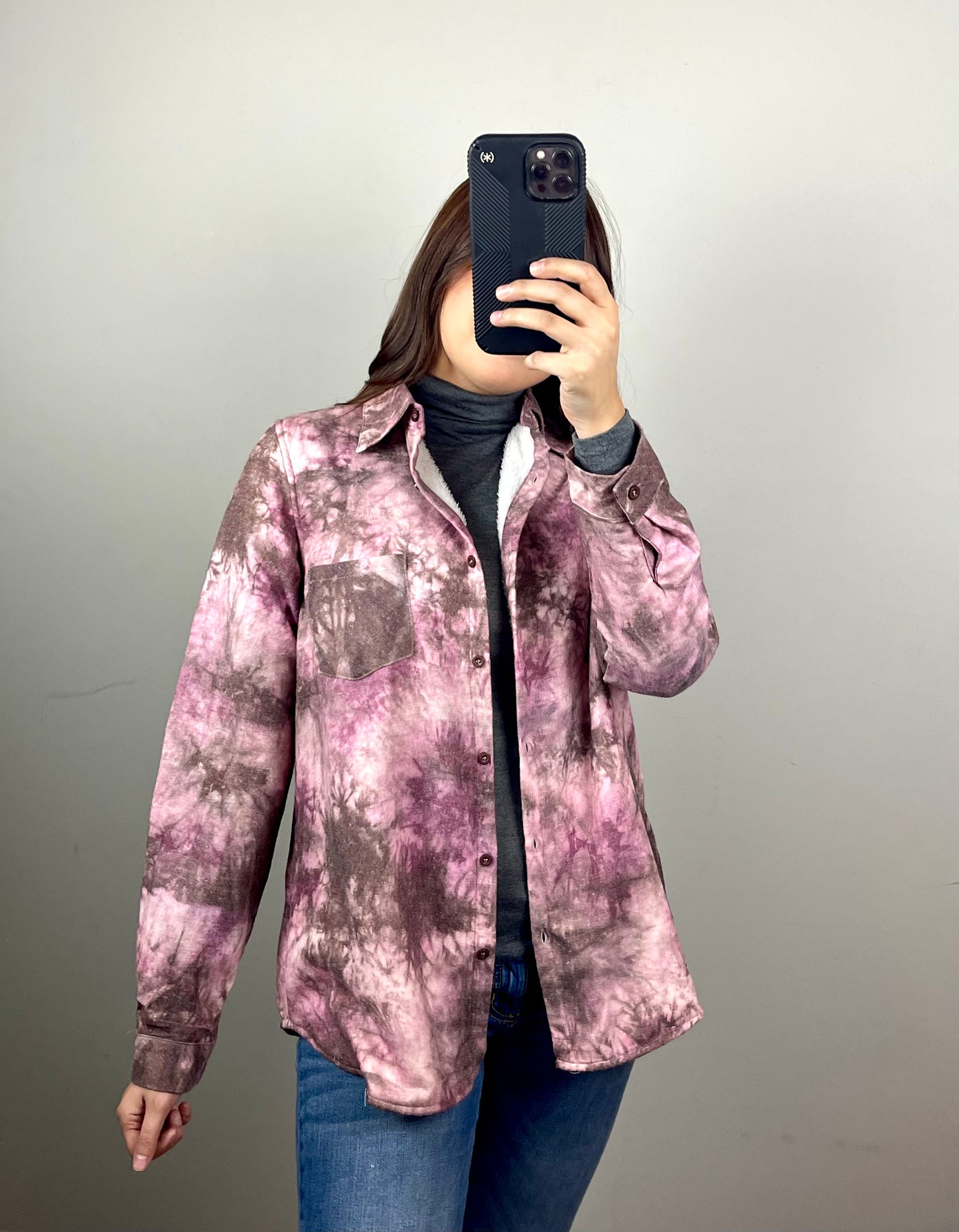 Wine Dye Shacket