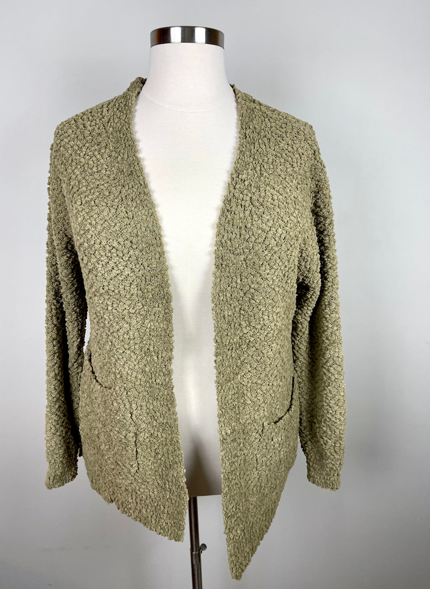Plus Popcorn Sweater Cardigan