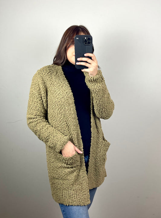 Popcorn Sweater Cardigan