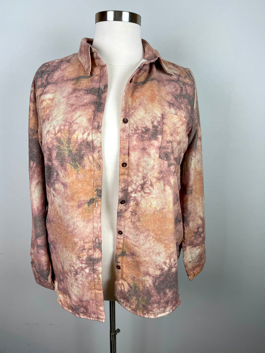 Plus Mustard Dye Shacket