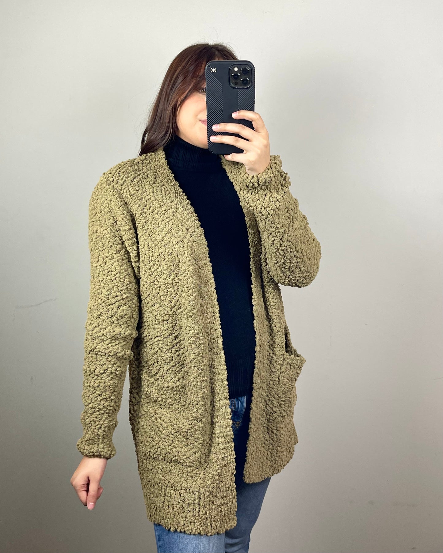Popcorn Sweater Cardigan