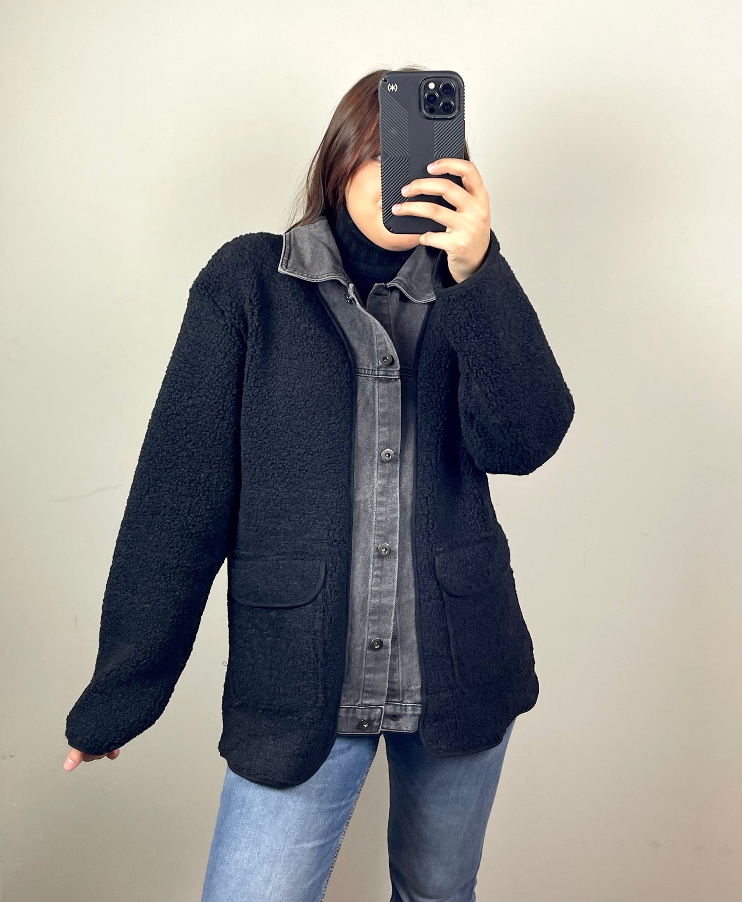 Denim & Fleece Shacket