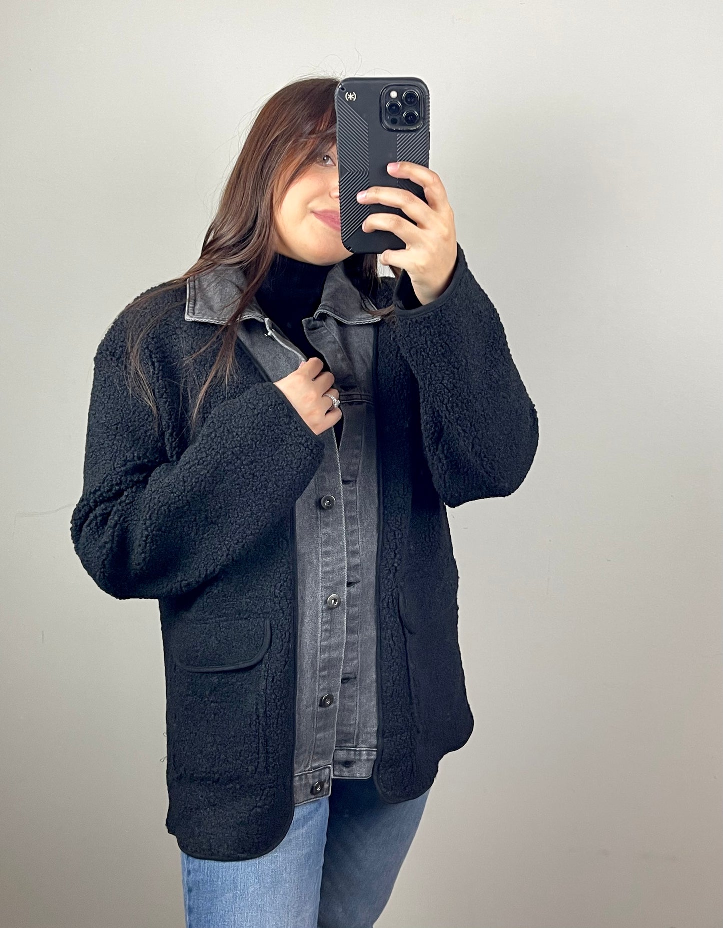Denim & Fleece Shacket