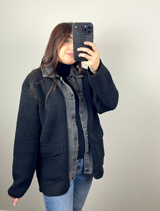 Denim & Fleece Shacket