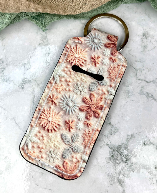 Snowflake Lip Care Keychain