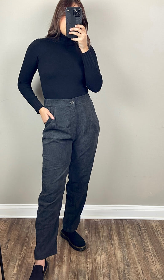 Ash Grey Corduroy Pants