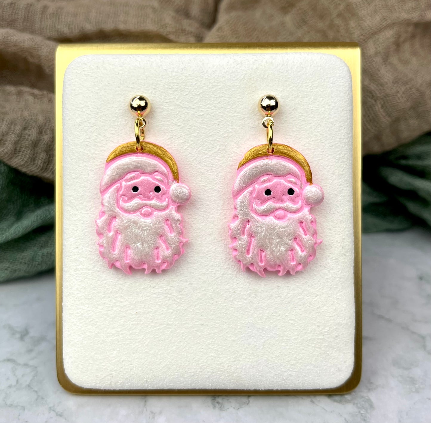 Santa Ornament Earrings