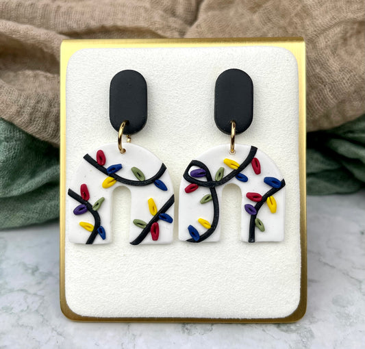 Christmas Lights Earrings