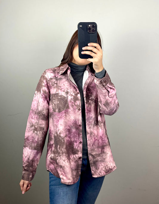 Wine Dye Shacket