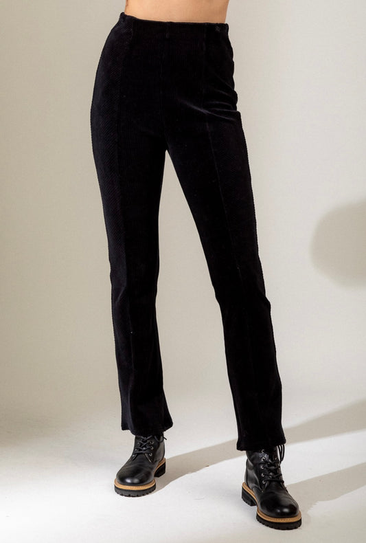 Black Velvet Pants