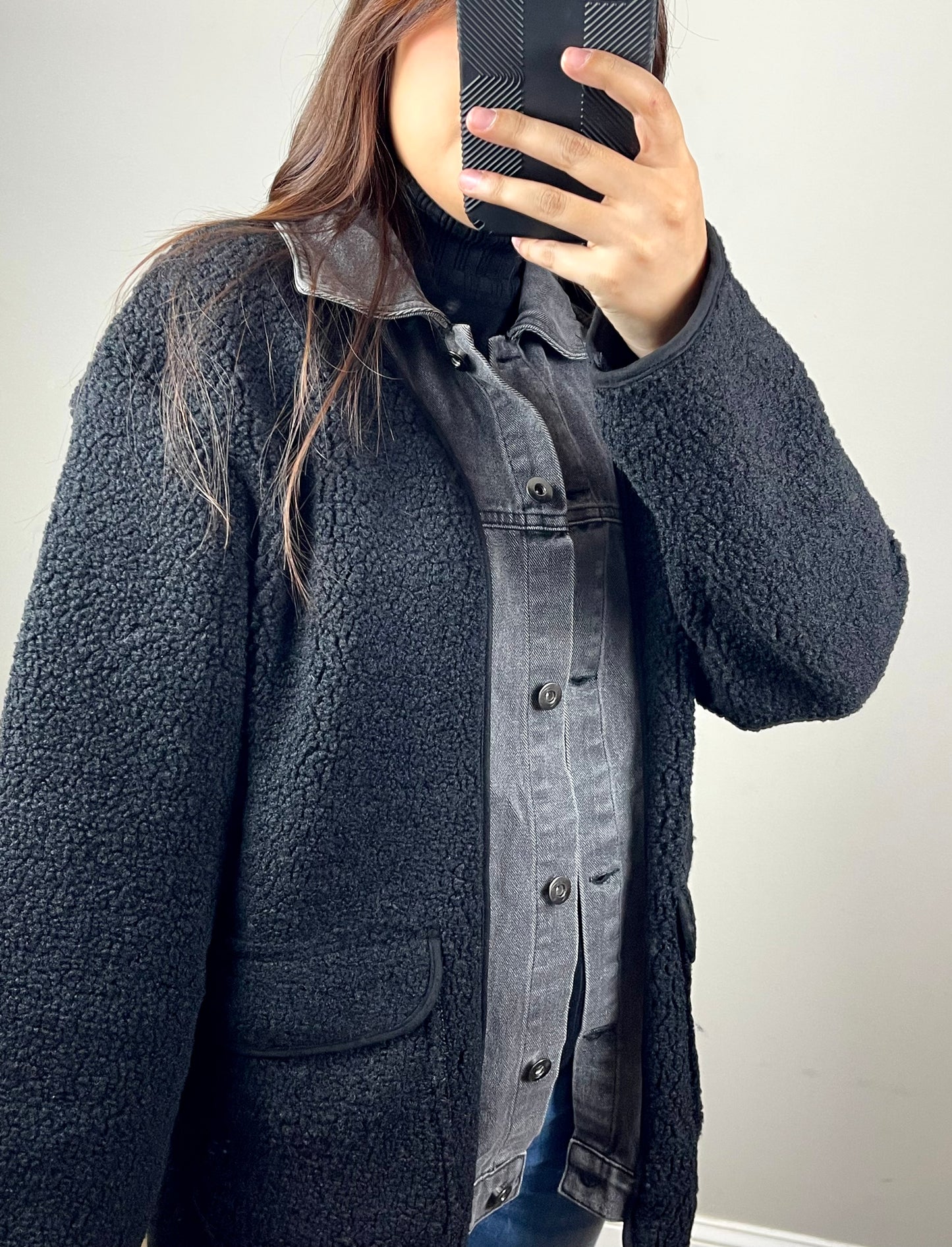 Denim & Fleece Shacket