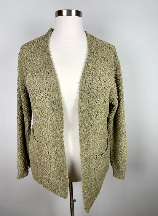 Plus Popcorn Sweater Cardigan