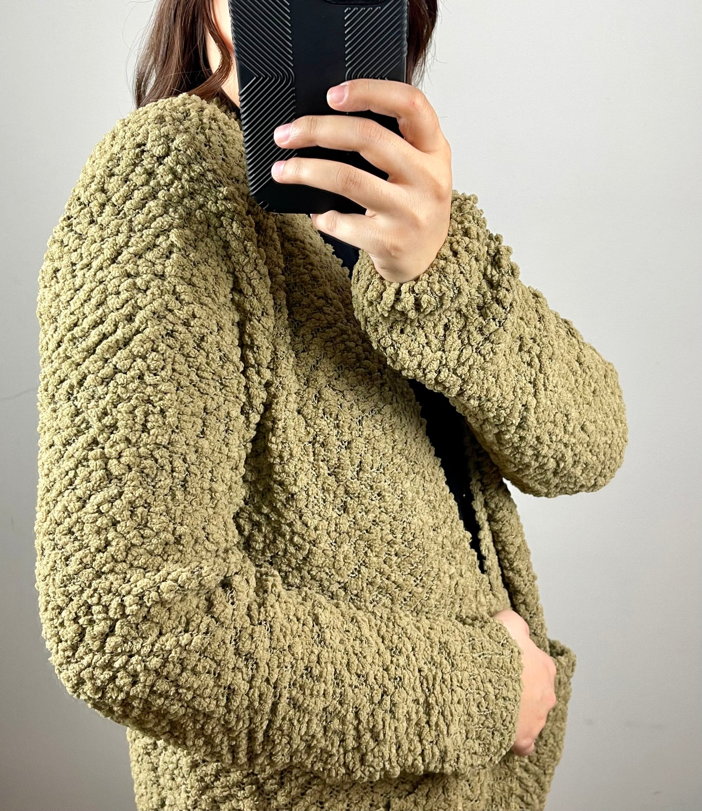 Popcorn Sweater Cardigan